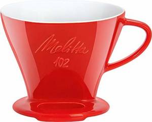 Melitta Kaffeefilter Porzellan 102 rot Handfilter