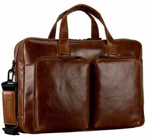 Jost Bags Jost Porto Gusset Briefcase brown (90781-12)