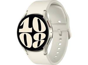  SAMSUNG Galaxy Watch6 40 mm Smartwatch Fluorkautschuk, S/M, Gold 