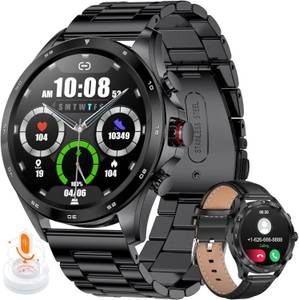 LIGE Fur Herren mit Telefonfunktion Touchscreen IP68 Wasserdicht Smartwatch...