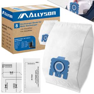 Allyson Staubsaugerbeutel Miele Ersatzfilter Staubsaugerbeutel, Ersatzfilter 