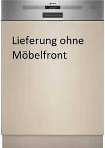 Neff teilintegrierbarer Geschirrspüler S145EBS03D, 9 l, 13 Maßgedecke, leise, Wifi-fähig, Programme Download 