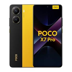  Xiaomi Poco X7 Pro Smartphone, 12+256GB, Gelb, 50MP Hauptkamera mit OIS, 6000mAh (typ.) Akku mit 90W HyperCharge, IP68, KI-Funktionen (Ladegerät Nicht enthalten) 