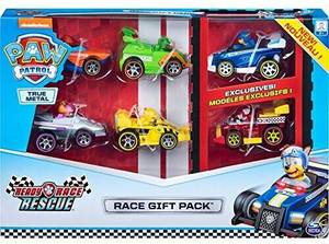 Spin Master Paw Patrol True Metal Ready Race Rescue Geschenkset mit 6...