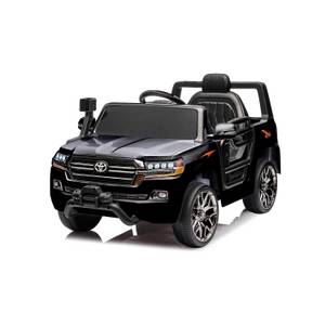 Chipolino Kinderelektroauto SUV Toyota Land Cruiser Fernbedienung, Musik, Licht schwarz 