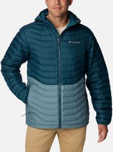 Columbia Sportswear Columbia Westridge Down Hooded Jacket metal/night wave Thermojacke