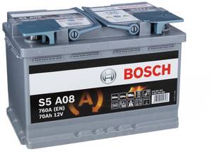 Bosch S5 A08 12V 70Ah (0 092 S5A 080) Starterbatterie