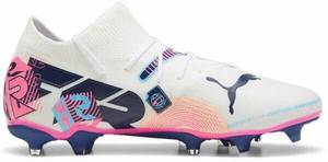 Puma Future 7 Match FG/AG (108074) white/poison pink/luminous blue/fizzy melon Kunstrasen-Fußballschuhe