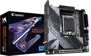 Gigabyte AORUS B760I PRO LGA1700 mini ATX MB 2xDDR5 4xSATA 2xM.2