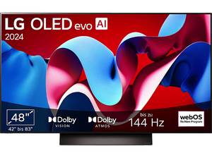  LG OLED48C43LA OLED TV (Flat, 48 Zoll / 121 cm, 4K, SMART TV) 