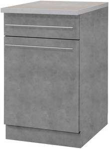 Wiho KÜchen wiho Küchen Unterschrank Chicago, 60 cm breit, 1 Schubkasten und 1 Tür 