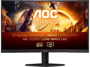  AOC C27G4ZXE 27 Zoll Full-HD Gaming Monitor (0,3 ms Reaktionszeit, 280 Hz)