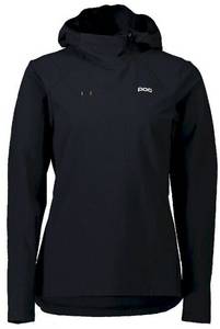 Poc W's Mantle Thermal Hoodie uranium black Fahrrad-Windjacke