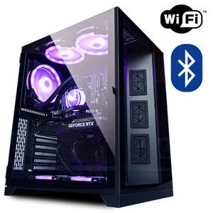 Octane Systems Venom Gaming PC 3050/ 4060 bis 12TB/ 128GB RAM Wasserkühlung Wifi+BT Gaming-PC (Intel Intel E5, Wählbar: AMD RX 590/ NVIDIA RTX 3050/ GTX 1080/ RTX 4060/ 3070, 32GB RAM, 500GB SSD Festplatte GB RAM, Wasserkühlung (beleuchtet), Wasserkühlung 