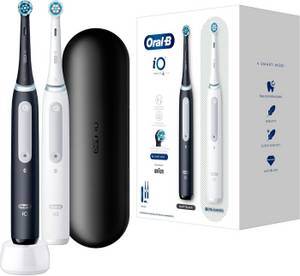 Oral-b iO Series 4 Duo black/white Elektrozahnbürste