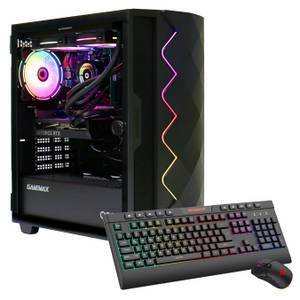 GameMax Diamond BK 7449 Gaming-PC (AMD Ryzen 5 7600X3D, GeForce RTX™ 5070 Ti, 32 GB RAM, 1000 GB SSD, Wasserkühlung, DDR5 RAM, Windows 11) 