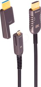 Shiverpeaks SHVP BS30-52055 - HDMI/Micro HDMI AOC Kabel - 10K, 5,0 m 