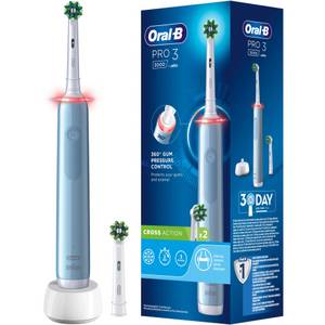 Braun Oral-B Pro 3 3000 CrossAction, Elektrische Zahnbürste 