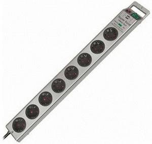 Brennenstuhl Steckdosenleiste 8-fach, silber 1153340218 Steckerleiste