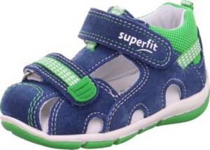 Superfit Baby Sandalen FREDDY WMS Weite M4  blau/grün Gr. 19 Jungen Baby 