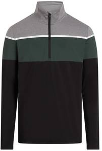 Mckinley Diego II M black night green Fleecejacke