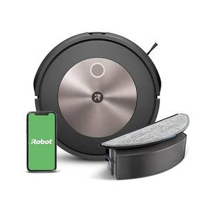  iRobot Roomba Combo j5 (j5176) Saug- und Wischroboter, Kartierung und PrecisionVision Navigation, 4-Stufen-Reinigung, Objekterkennung und -vermeidung, Indiv. Anpassung, Sprachassistentenkompatibel 