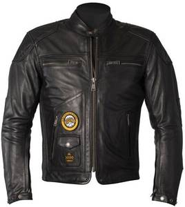 Helston's Tracker Rag Leather Jacket Motorrad-Lederjacke