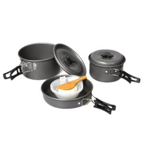 welikera Topf-Set Outdoor-Camping-Topf-Set, faltbarer Picknick-Grilltopf,...