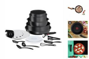 Tefal Topf-Set Topfset  15 Stücke Antihaft 