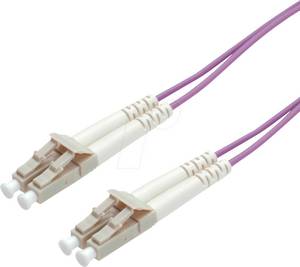 Roline 21158856 - Patchkabel LWL Duplex 50/125µm LC/LC OM4, violett, 7m 