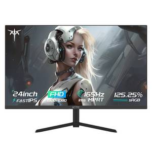 Ktc 1920x1080 16:9 FHD 165Hz ELED Fast IPS Gaming-Monitor (1920x1080 px, 1 ms Reaktionszeit, 165 Hz, Low-Blue Kompatibel mit FreeSync G-Sync) 