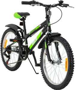 Actionbikes Motors Actionbikes Kinderfahrrad Arrow 20 Zoll, Gangschaltung, V-Brake-Bremsen, verstellbar, Diamantrahmen 