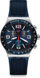 Swatch Blue Grid YVS454 Chronograph