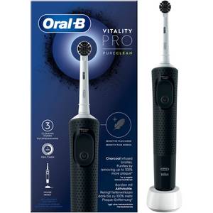 Braun Oral-B Vitality Pro D103 Pure Clean Black, Elektrische Zahnbürste 