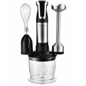 jti Royalty Line RL-ESMS800BLK: 3-in-1 Stabmixer-Set - Power-Schneebesen, Stabmixer, Zerkleinerer - Schwarz 