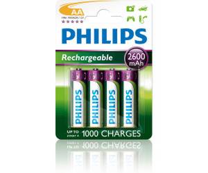 Philips HR6 Mignon (AA)-Akku NiMH 2600 mAh 1.2 V 4 St. AA Mignon