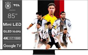 Tcl 85C803GX1 QLED Mini LED-Fernseher (214 cm/85 Zoll, 4K Ultra HD, Android TV, Google TV, Smart-TV) 