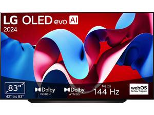  LG OLED83C43LA OLED TV (Flat, 83 Zoll / 210 cm, 4K, SMART TV) 