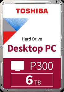 Toshiba P300 6TB Bulk (HDWD260UZSVA) Desktop Festplatte