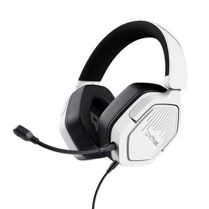 Trust Gaming GXT492W Carus Gaming Headset Leistungsstarkes, komfortables Over-Ear-Gaming-Headset für PC, Laptop und Konsolen, weiß 