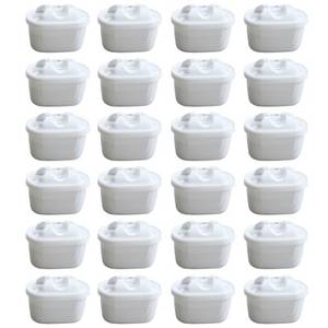 Trade-Shop Wasserfilter 24x für Bosch Tassimo Charmy (T55), Fidelia+ (T65) TC6 TKA6 TW6 TWK6, Zubehör für Wasserkrugfiltern Wasserfilter-Kannen / Kaffeemaschinen, Filterkartuschen / Wasser-Filter / Filterpatrone für sauberes Wasser 