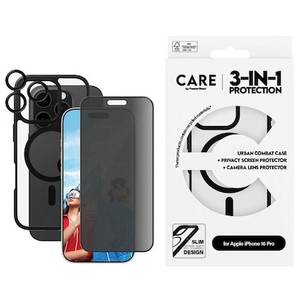 Panzerglass CARE by ® Flagship 3-in-1 Privacy Set iPhone 16 Pro