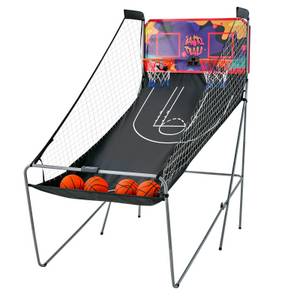 Costway Basketballkorb Arcade-Basketballspiel, inkl. 4 Bällen, 