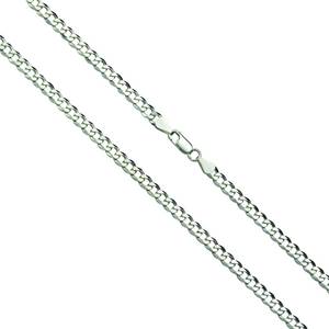 Vivance Panzerkette 925-/ Sterling Silber rhod. Panzerkette, Kette 