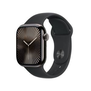 Apple Watch Schiefer Titanium Sport Band Schwarz - M/L GPS + Cellular 42mm MWXH3QF/A 