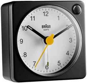 Braun BC 02 XBW schwarz-weiß Weckuhr