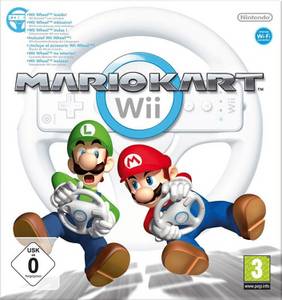 Nintendo Mario Kart + Lenkrad (Wii) Wii-Rennspiel