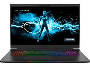  MEDION ERAZER® Beast X30 (MD62397), Gaming Notebook mit 17,3 Zoll Display, Intel® Core™ i7 Prozessor, 32 GB RAM, 1 TB SSD, GeForce RTX™ 3070 Ti Laptop GPU, Schwarz 