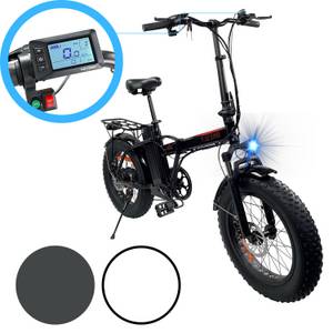 Bikesly E-Bike Faltrad Fatbike Elektrofahrrad Klapprad 