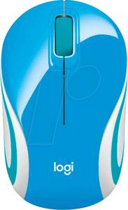 Logitech M187 Funk Maus Optisch Blau 